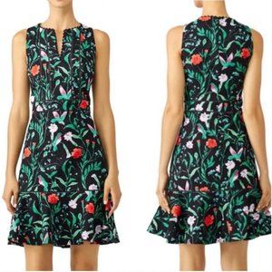 Kate Spade Jardin Tile Jacquard dress